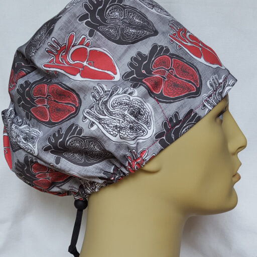 EURO pixie cordlock scrub cap