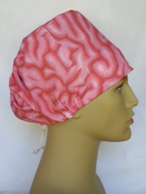 Surgical Scrub Hat Modified Pixie Hat Brains Grey Matter - Image 3