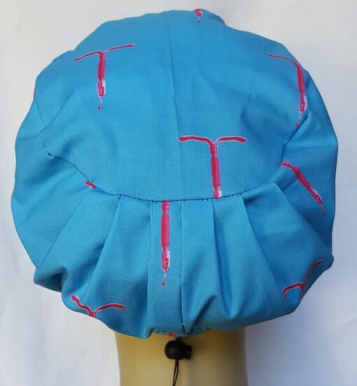 Surgical Scrub Hat Pixie Cord Lock, IUD - Image 3