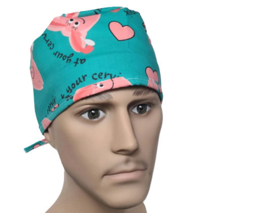 Cervix - At Your Cervix Surgical Scrub Hat - Image 2