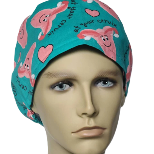 Cervix - At Your Cervix Surgical Scrub Hat - Image 3